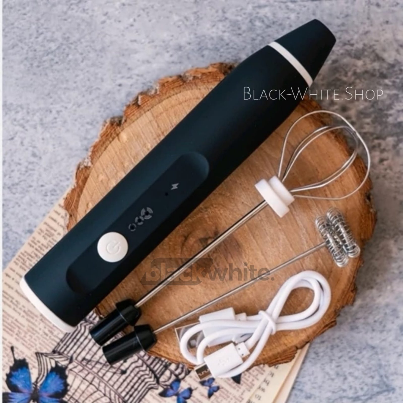 Premium Quality 3 Gare Coffee foamer 2 in 1! (Rechargeable)